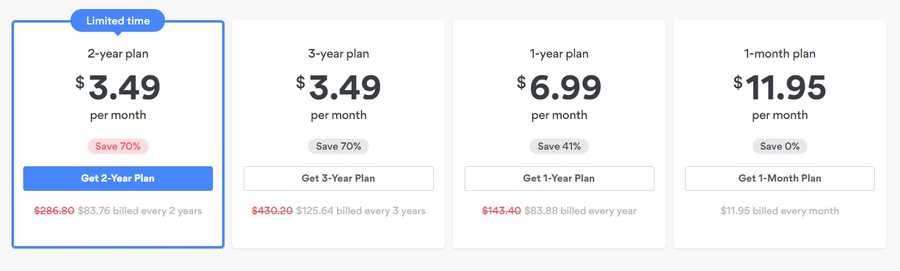 NordVPN plans and pricing